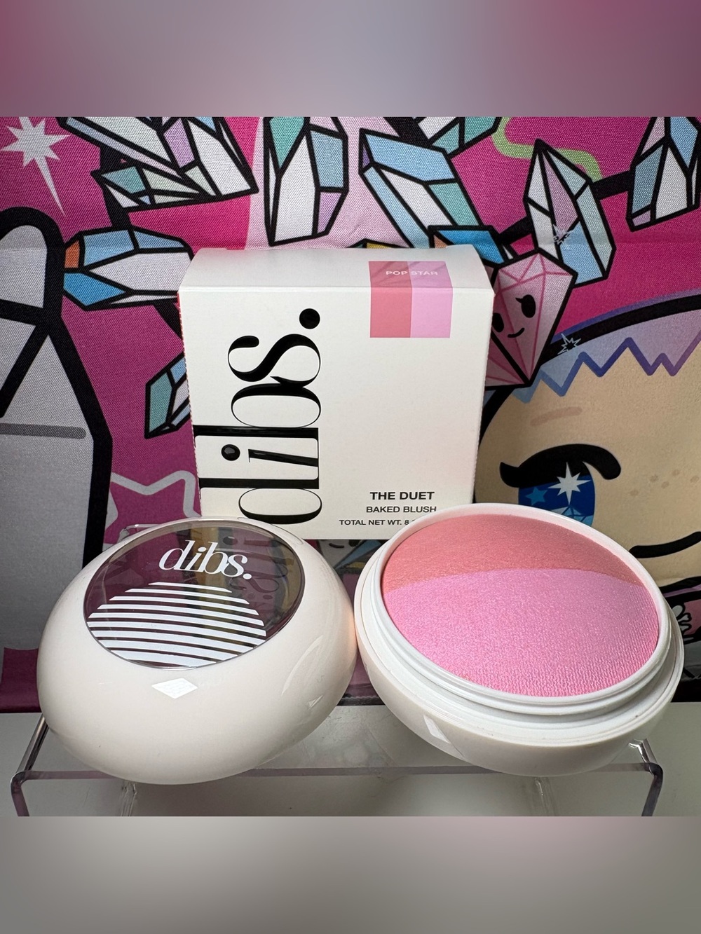 dibs "Popstar" The Duet Baked Blush Full Size